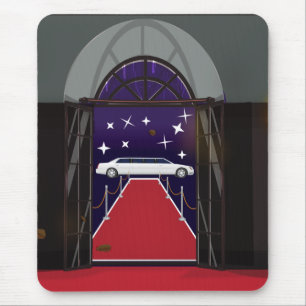 Red Carpet Celebrity Limo Mousepad