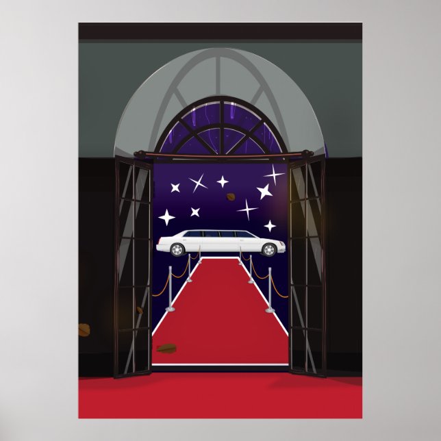 Red Carpet Celebrity Limo Poster (Vorne)