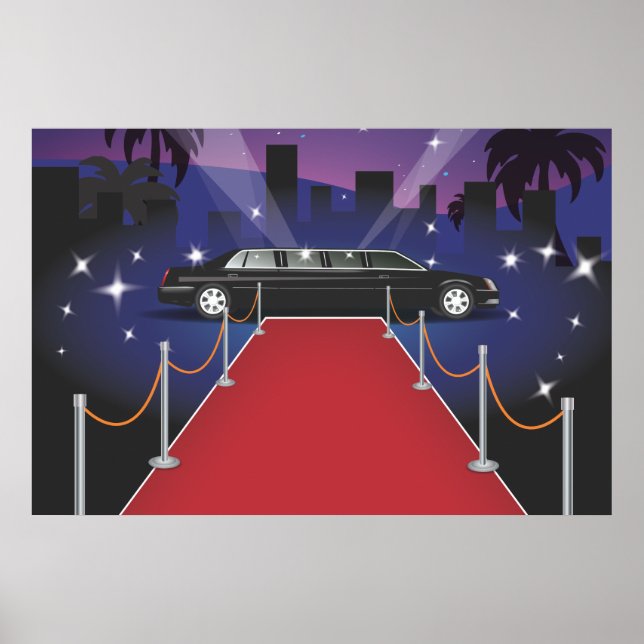 Red Carpet Celebrity Limo Poster (Vorne)