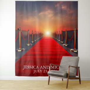 Red Carpet Celebrrity Hollywood Event Wandteppich