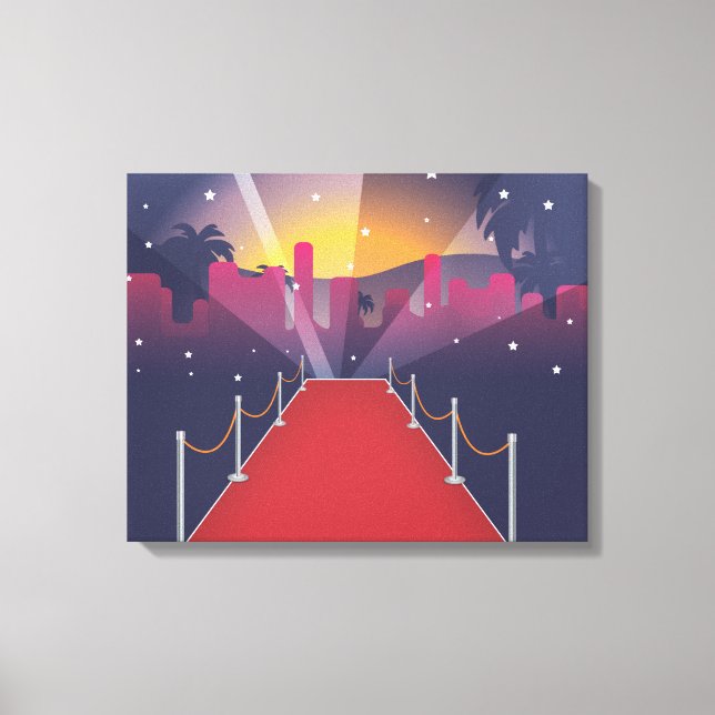 Red Carpet Celebrrity Leinwanddruck (Vorderseite)