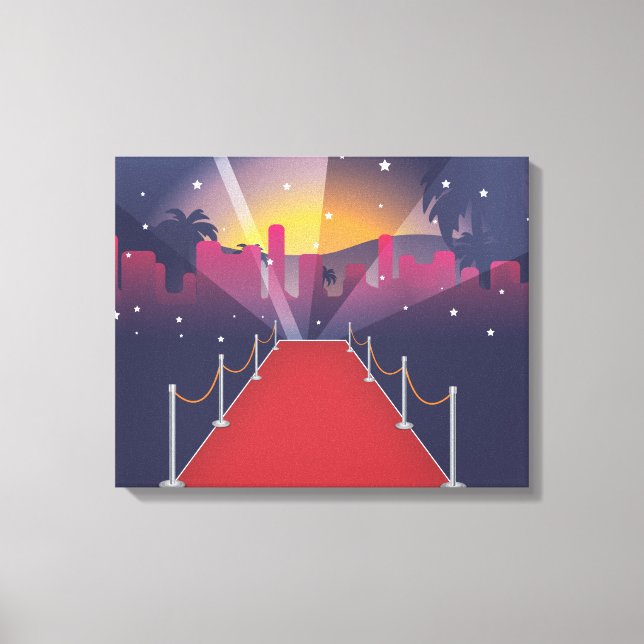 Red Carpet Celebrrity Leinwanddruck (Vorderseite)