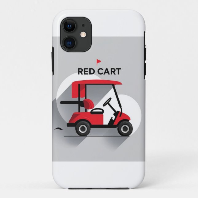 Red Cart Golf Mobile Case (Rückseite)