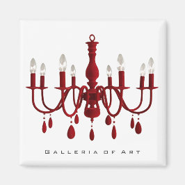 Red Chandelier ~ Magnet