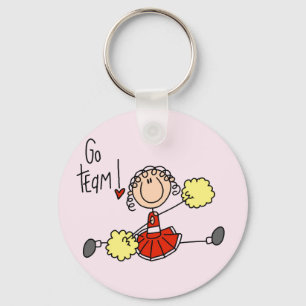 Red Cheerleader T - Shirt und Geschenke Schlüsselanhänger