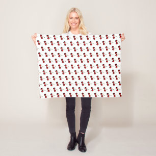 Red Cherries Baby Fleece Blanket