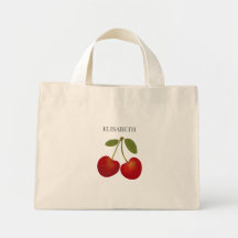 Red Cherries Frucht personalisieren Name Custom