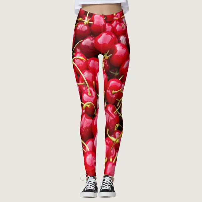 Red Cherries Leggings (Vorderseite)