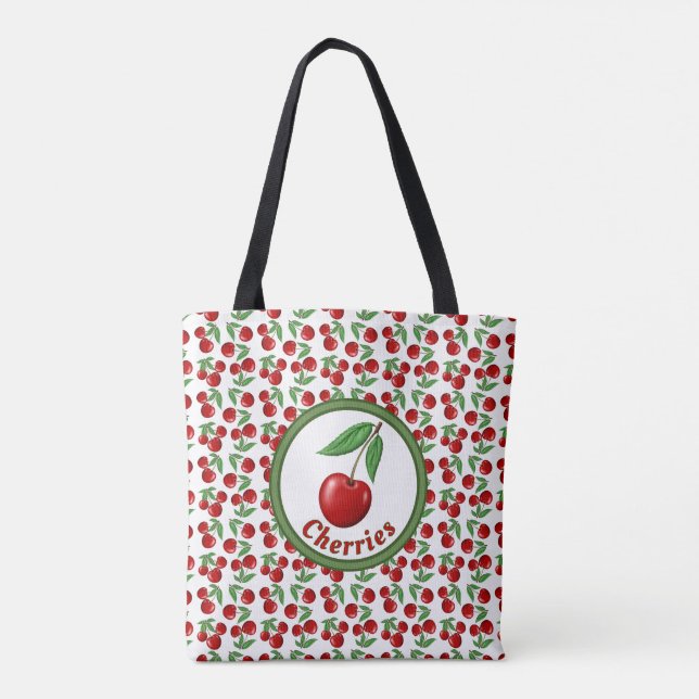 Red Cherries Muster Personalisiert (Rückseite)