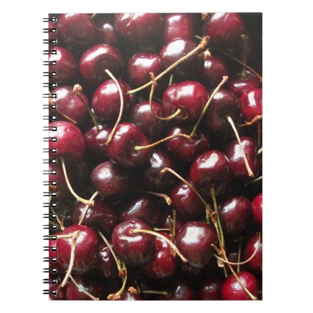 Red Cherries Notebook Notizblock (Vorderseite)