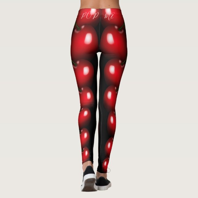 Red Cherries Playful Leggings - Ihre Farben (Rückseite)