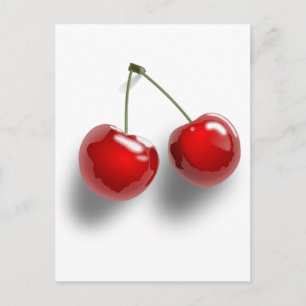 Red Cherries Postkarte
