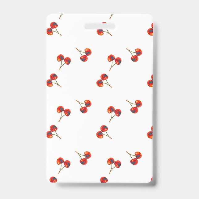 Red Cherry Pattern Ausweis (Vorderseite)