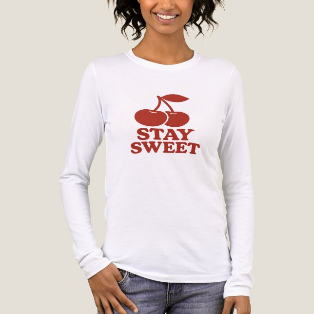 Red Cherry White  Tri-Blend Shirt (Vorderseite)