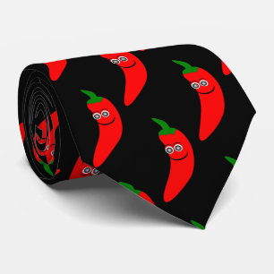 Red Chili Pepper Design Krawatte