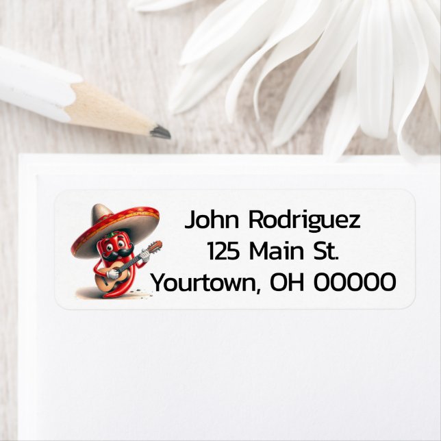 Red Chili Pepper Guitar Player (Insitu)