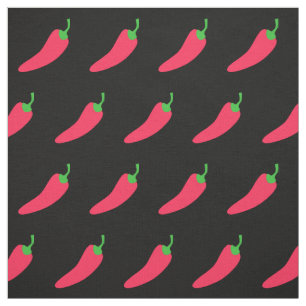Red Chili Pepper Polka Dot Stoff