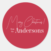 Red Christmas aus Familienname