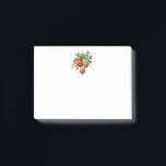 Red Christmas Baubles mit Holly Festivals Post-it Klebezettel<br><div class="desc">Sticky Notizen mit einer Vintagen Stildarstellung. 3 rote Weihnachtsbaumbläschen umgeben von grünen Heiligen und Beeren. Retro cool.</div>