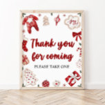 Red Christmas Danke, dass du mit einer Babydusche  Poster<br><div class="desc">Red Christmas Danke,  dass du mit einer Babydusche gekommen bist</div>