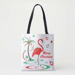 Red Christmas Flamingo Frohe Weihnachten überall