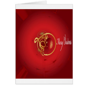 Red Christmas Jingle Bells haben einen gesegneten