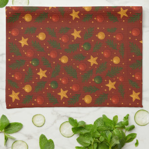 Red Christmas Kitchen Handtuch - Klassischer Holid