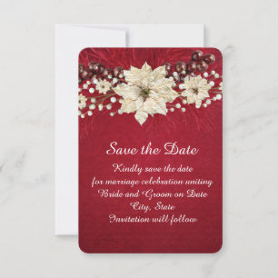 Red Christmas Miracle Save the Date