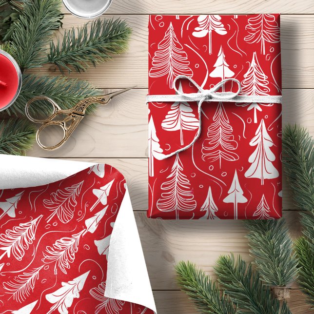 Red Christmas Pattern#6 ID1009 Geschenkpapier (Von Creator hochgeladen)