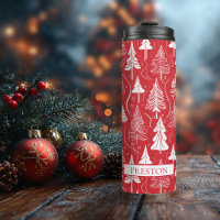 Red Christmas Pattern#6 ID1009