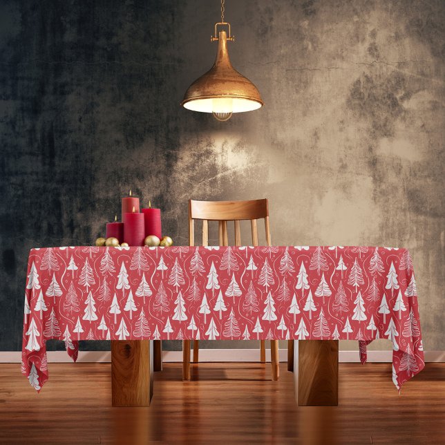 Red Christmas Pattern#6 ID1009 Tischdecke (Von Creator hochgeladen)