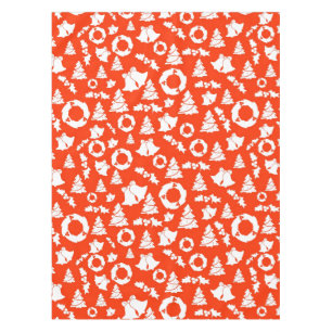 Red Christmas Pattern Tischdecke