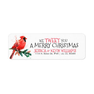 Red Christmas Robin-Wir Tweetete dir ein frohes We