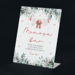 Red Christmas Santa Baby Kleidung Momosa Bar Sign Sockelschild<br><div class="desc">Das Red Santa Gender Neutral Santa Baby Kleidung Weihnachten Momosa Bar Sign bringt einen ansprechenden und festlichen Charme in Ihre Babydusche Getränkestation! Mit seinem fröhlichen roten Design mit zarten Schneeflocken, Eukalyptusgrün und bezaubernden, vom Weihnachtsmann inspiriert Babykleidung schafft dieses Schild die perfekte Mama-Osa-Bar. Es lädt die Gäste herzlich ein, die Blase...</div>