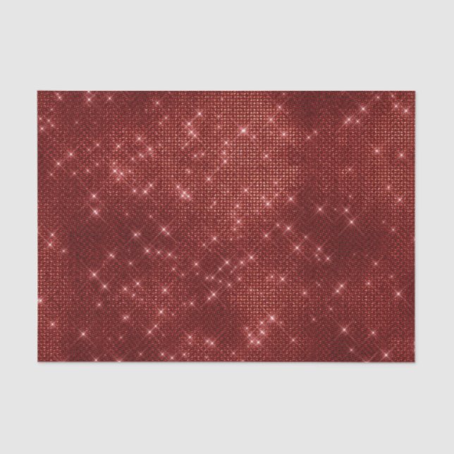 Red Christmas Sparkle Seidenpapier (Vorderseite)