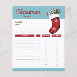 Red Christmas Strumpf - Weihnachtsgeschenkpläne