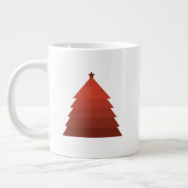Red Christmas Tree Riant Coffee Tasse