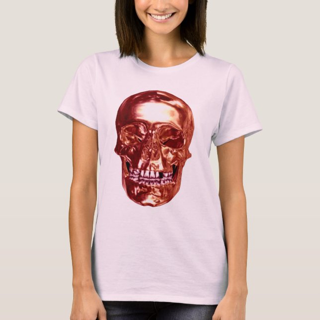 Red Chrome Skull Shirt (Vorderseite)