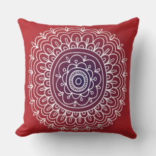 RED CIRCLE DESIGN Retro-Kissen Kissen