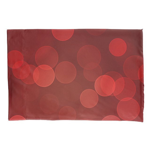 Red circle Pillowcase  Kissenbezug (Vorderseite)
