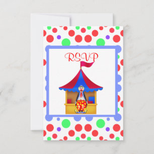 RED CIRCUS BIRTHDAY PARTY UAWG RSVP KARTE