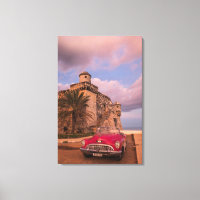 Red Classic Car, Kuba