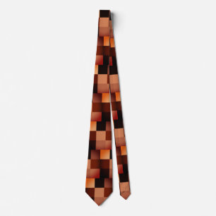 Red Clay Digital Dazzle Camouflage Nicktie Krawatte