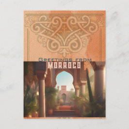 Red Clay Morroco Stone - Postkarte