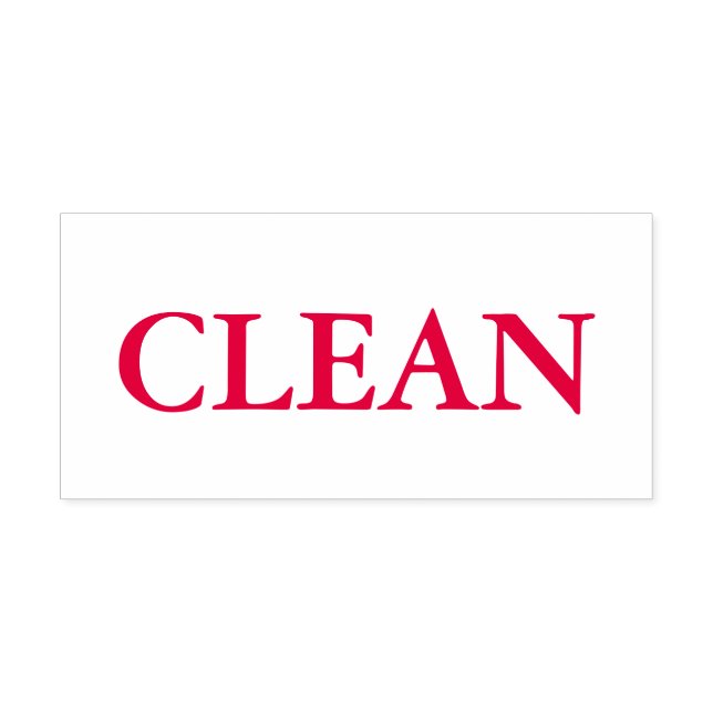 Red Clean Permastempel (Design)