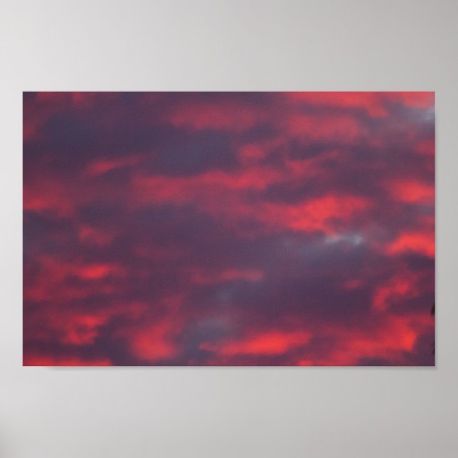 Red Cloud Sunset, Ohio Poster (Vorne)