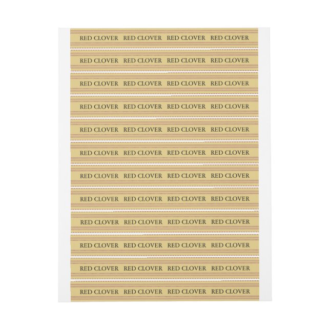 Red Clover Honey Tamper Proof Lid Labels (Bogen)