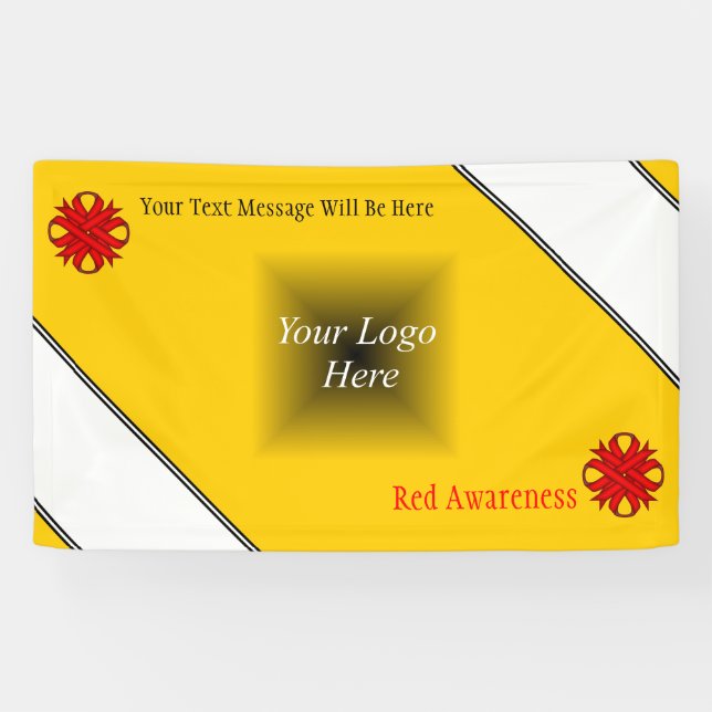 Red Clover Ribbon von Kenneth Yoncich Banner (Horizontal)