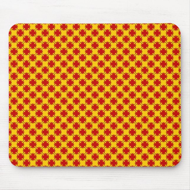 Red Clover Ribbon von Kenneth Yoncich Mousepad (Vorne)