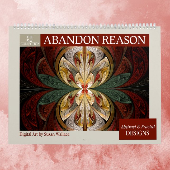 Red Collection Abstrakte Fraktale 2026 Kalender (Von Creator hochgeladen)